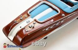 RIVA AQUARAMA 21 fully built scale speed boat wood display model