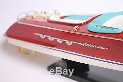 RIVA AQUARAMA BOAT 21 (53cm) Wood Model USA return