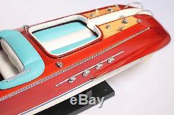 RIVA AQUARAMA BOAT 21 (53cm) Wood Model USA return