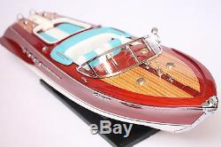 RIVA AQUARAMA BOAT 21 (53cm) Wood Model USA return