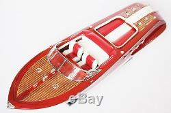 RIVA AQUARAMA BOAT 26 (67cm) Wood Model