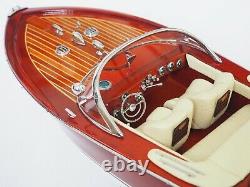 RIVA AQUARAMA WOOD BOAT MODEL 21 (53cm)