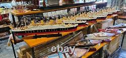 RIVA Aquarama Ship Model Wooden Ship Display Décor Collection Ship fr USA, UK
