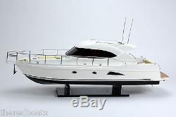 RIVIERA Sport Yacht 36 Handcrafted Wooden Boat Model NEW