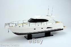 RIVIERA Sport Yacht 36 Handcrafted Wooden Boat Model NEW