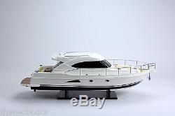 RIVIERA Sport Yacht 36 Handcrafted Wooden Boat Model NEW