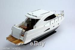 RIVIERA Sport Yacht 36 Handcrafted Wooden Boat Model NEW