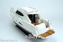 RIVIERA Sport Yacht 36 Handcrafted Wooden Boat Model NEW