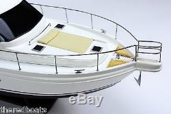 RIVIERA Sport Yacht 36 Handcrafted Wooden Boat Model NEW