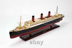 RMS Berengaria Ocean Liner Handmade Wooden Ship Model 39