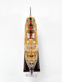 RMS Berengaria Ocean Liner Handmade Wooden Ship Model 39