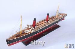 RMS CAMPANIA Ship Model 100cm Wooden Model Ship is for Sale