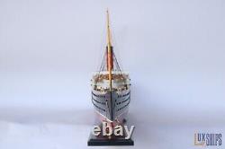 RMS CAMPANIA Ship Model 100cm Wooden Model Ship is for Sale