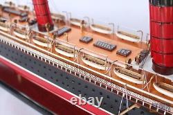 RMS CAMPANIA Ship Model 100cm Wooden Model Ship is for Sale