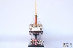 RMS CAMPANIA Ship Model 100cm Wooden Model Ship is for Sale