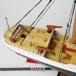 RMS Titanic 23'' New Model Decoration Living Room Cruise Ship Wooden Sailboat