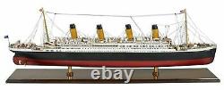 RMS Titanic Cruise Ship Ocean Liner 36 Wood Model Boat By Authentic Models