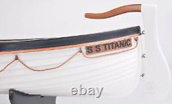 RMS Titanic Lifeboat No 7 Wooden Model 22 Passenger Ocean Liner Rescue Row Boat