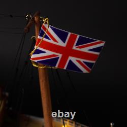 RMS Titanic Model Cruise 23 60cm, Wooden Titanic Model Ship With golden Lights
