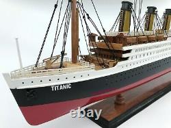 RMS Titanic Model Ship Boat Ocean Liner 23 60cm Wooden White Star Line Cruise
