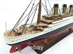 RMS Titanic Model Ship Boat Ocean Liner 23 60cm Wooden White Star Line Cruise