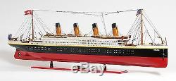 RMS Titanic Ocean Liner Cruise Ship Built 56 XLarge Wooden Model Boat Assembled