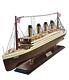 Rms Titanic Wooden Model 25 Ship New Fully Assembled, Ready To Display