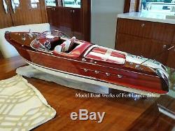 RTR Riva Aquarama model boat. FREE DOMESTIC SHIPPING