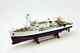 Rv Calypso Research Vessel Handmade Wood Ship Model With Lights, 36 Long, Museum
