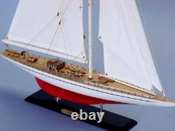 Ranger 1937 America's Cup J Boat Yacht Wooden Model 20 Fully Built Sailboat New