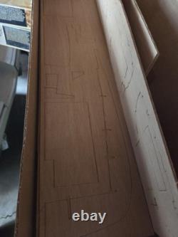 Rare 1940 Barrel Back Mahogany Runabout Chris Craft Model Boat Kit# 1234