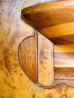Rare 19th Century Ship builders Half Hull Scale Model Boat Mahogany Maple Burl
