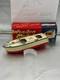 Rare Brand New Wooden Model Boat Battery Powered Union Japan It Does Work Rare