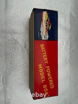 Rare Brand New Wooden Model Boat Battery Powered Union Japan It Does Work Rare