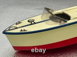 Rare Brand New Wooden Model Boat Battery Powered Union Japan It Does Work Rare