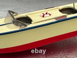 Rare Brand New Wooden Model Boat Battery Powered Union Japan It Does Work Rare