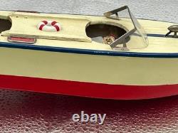 Rare Brand New Wooden Model Boat Battery Powered Union Japan It Does Work Rare