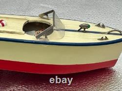Rare Brand New Wooden Model Boat Battery Powered Union Japan It Does Work Rare