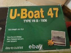 Rare! Vintage Amati U-Boat, U-47, VIIB 1936, 1/72 submarine model kit 1602. NOS