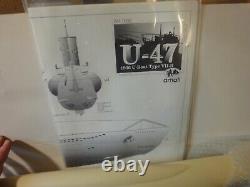 Rare! Vintage Amati U-Boat, U-47, VIIB 1936, 1/72 submarine model kit 1602. NOS