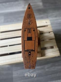 Rare Vintage Keystone (Jacrim) 15 Pond Boat Sailing Yacht Model Made In USA