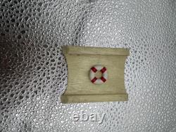 Rare Wooden Model Boat Battery Powered Union Japan It Does Work & Lights Up