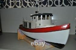 Rc Victory Tug Built Wood Model Boat By Dumas