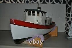 Rc Victory Tug Built Wood Model Boat By Dumas