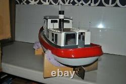 Rc Victory Tug Built Wood Model Boat By Dumas