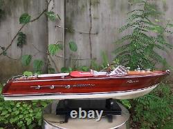 Red Riva Aquarama 116 Italian Speed Boat 21L Special Birthday Gift, Home Decor