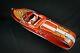 Red Wooden Handmade Ship Model Riva Aquarama Speed Boat Italian 21 Scale 116