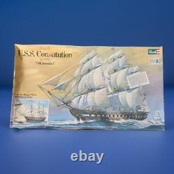 Revell 1-96 USS Ship Constitution Model Kit New Open Box Parts Sealed Vintage