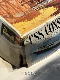 Revell 1-96 USS Ship Constitution Model Kit New Open Box-Vintage 1969