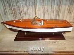 Riva 20 Handcrafted Wooden boat Model
